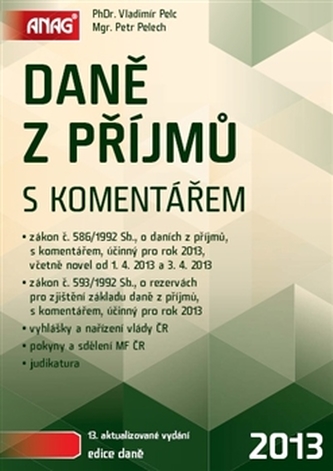 Daně z příjmů s komentářem
