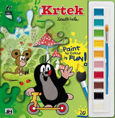 Krtek - Carte de colorat cu culori A4