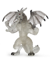 Dragon luminos alb