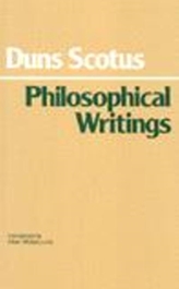 Duns Scotus: Scrieri filosofice