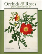 Orchids & Roses Colouring Book Cb166