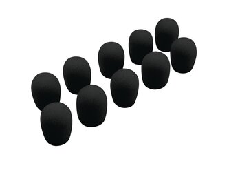 Omnitronic UHF-100 capace antivânt pentru microfon, negre, 10 buc.