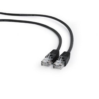 Gembird patch kabel CAT5e, UTP, 0.25 m, černý