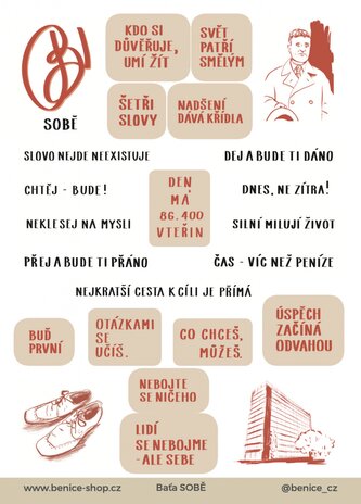 Be Nice autocolante Baťa PENTRU MINE