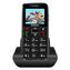 EVOLVEO EasyPhone, mobilní telefon pro seniory s nabíjecím stojánkem, černá