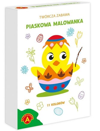 Coloring sand pictures - Easter chick ALEX