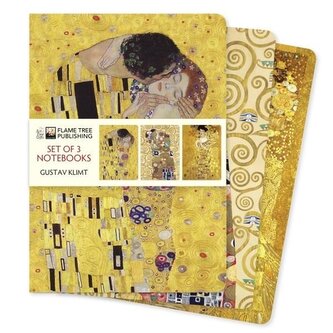 Set de 3 caiete A5 Gustav Klimt