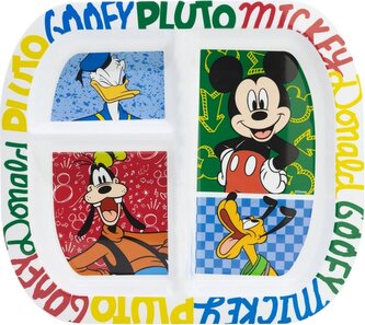 STOR Farfurie dreptunghiulară pentru copii Mickey Mouse