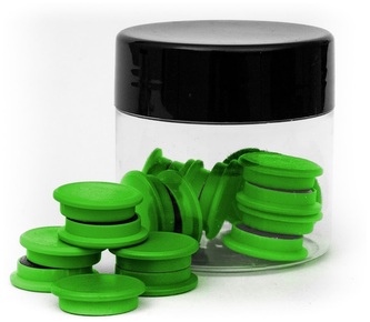 Magnet 20 mm standard verde pachet 20 buc., Tres