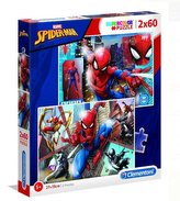 Puzzle Spiderman Do akce 2x60 dílků