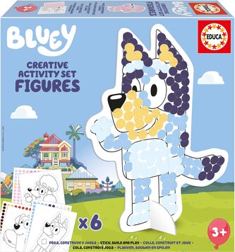 EDUCA Set creativ cu șabloane Bluey