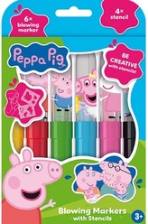 Markere cu suflat Peppa Pig