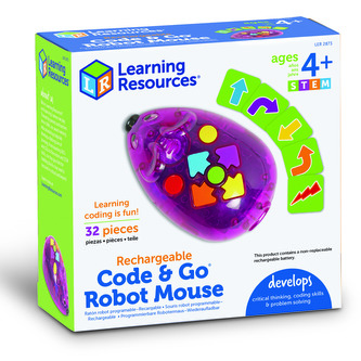 Learning Resources - Set de activități cu șoricelul Code & Go® – reîncărcabil