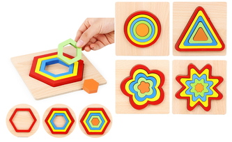 Zabawka drewniana KSZTAŁTY