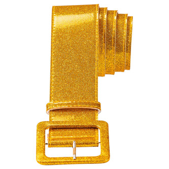 Curea glitter auriu