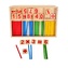 Leventi Wooden educational abacus with sticks