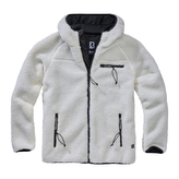 Bunda fleecová Brandit Teddyfleece Worker - bílá, 7XL