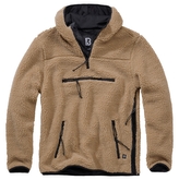 Bunda fleecová Brandit Teddyfleece Worker Pullover - béžová, L