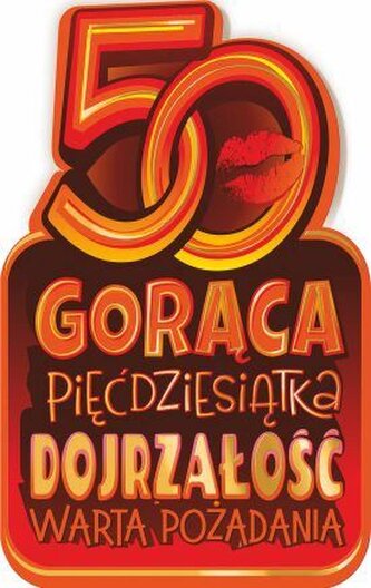 Karnet SH 50 Urodziny wycinane "Najlepszy z najlepszych..." SH19