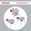 Topmark BILLY multi play centrum 3v1, grey