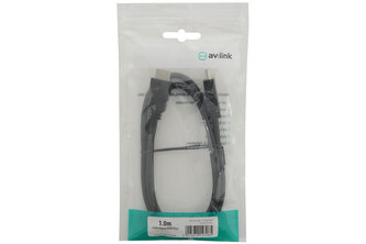 AV:link kabel 1x HDMI samec - 1x HDMI samec, 1m
