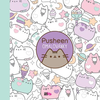 Pusheen - carte de colorat