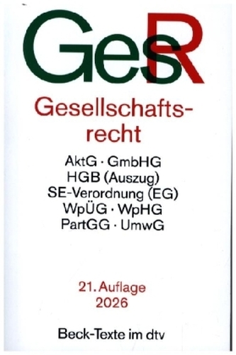Gesellschaftsrecht. GesR