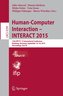 Human-Computer Interaction - INTERACT 2015