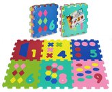 Puzzle din spumă 6 piese Cifre