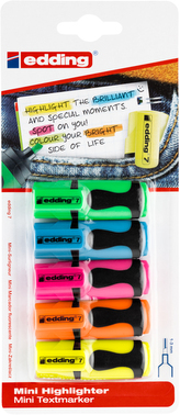 Marker text mini 5 culori Edding e7/5S