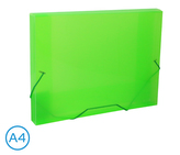 Dosar pentru documente cu elastic, cutie A4 LUMA, verde
