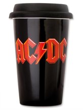 Cană de călătorie ceramică AC/DC: Logo (volum 300 ml)