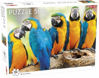 Puzzle 500 Animale: Papagali