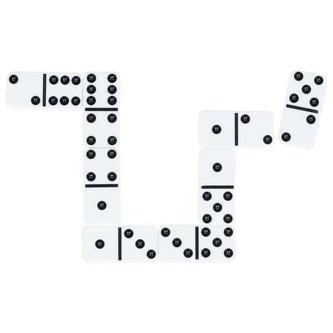 Domino alb