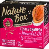 Nature Box șampon solid pentru păr cu ulei de migdale 85g