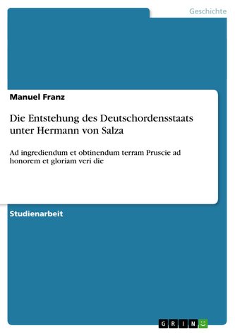 Formarea statului Ordinului Teuton sub Hermann von Salza