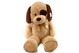 Câine de pluș bej 90 cm