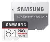 Samsung card Micro SDXC 64GB PRO endurance + adaptor SD