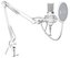 SPC Gear microfon SM950 Onyx White Streaming microphone / USB / braț reglabil / filtru pop / alb