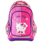 ghiozdan școlar Target Hello Kitty, model floral