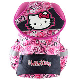 Rucsac școlar Hello Kitty, cu inimioare