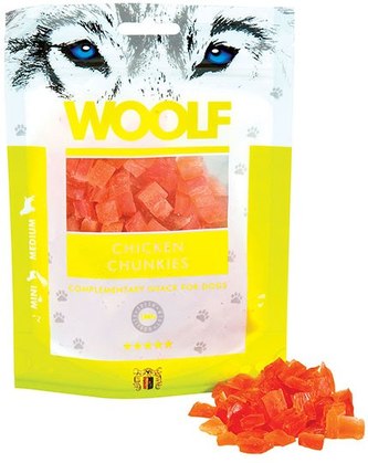Woolf bucăți de pui 100g