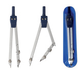 Compas metalic CONCORDE, 13cm, husă din plastic