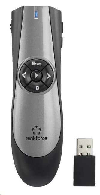 CONRAD prezentator wireless cu pointer laser Renkforce RF-PRE100