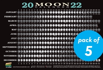 Card calendar lunar 2022 (set de 5)