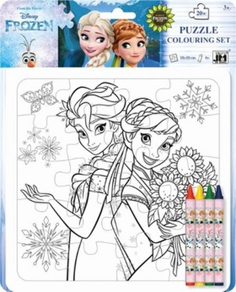 Set creativ de puzzle Ledové království