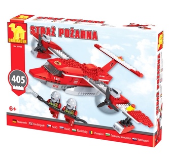Set de construcție Dromader Avion de pompieri