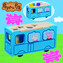 Autobuz școlar din lemn Peppa Pig