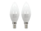 Bec LED E14 5W C37 alb cald RETLUX REL 24 2 buc.