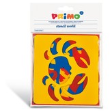 Șabloane din plastic PRIMO, set 6 buc., motiv MARE